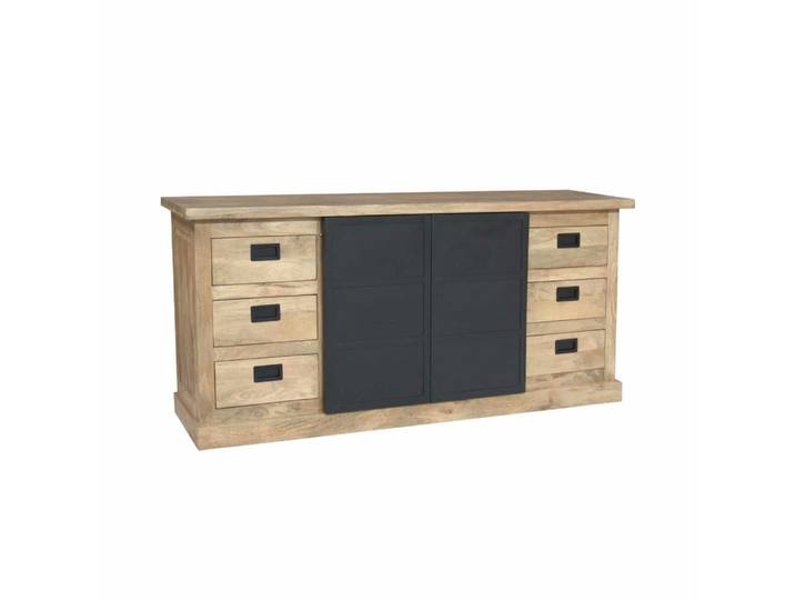 Buffet industriel à portes coulissantes 200 cm