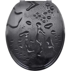 vidaXL, WC Deckel, Zakaria (1 Stück Wassertropfen)