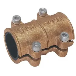 Gebo Messing Dichtschelle / Reparaturschelle 42 mm Typ MD für Kupferrohr