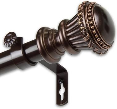 InStyleDesign Trinity 1 inch Diameter Adjustable Curtain Rod