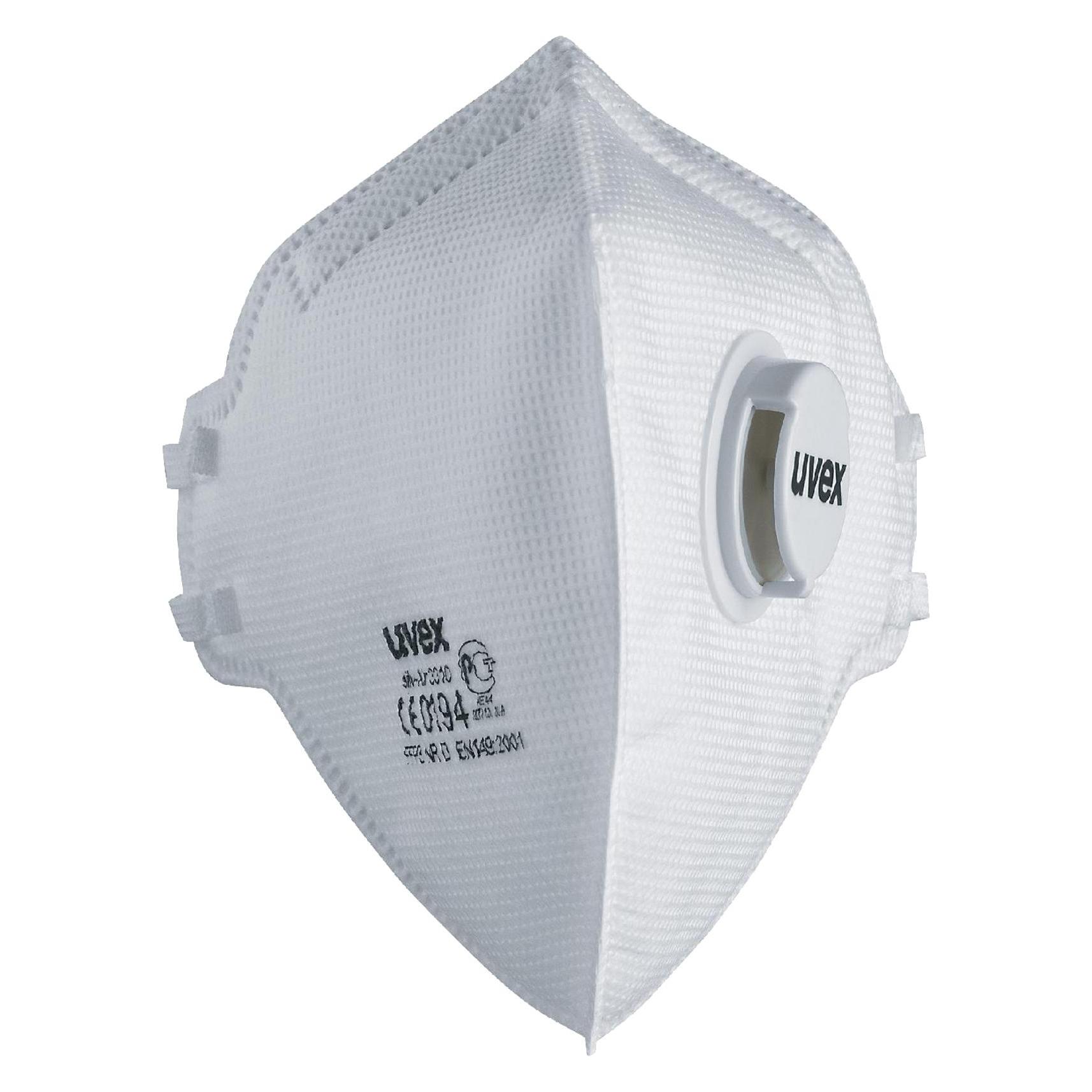 Uvex silv-Air class.3310 8763310 Feinstaubmaske mit Ventil FFP3 15 St. DIN (FFP3, 15x) (8763310)