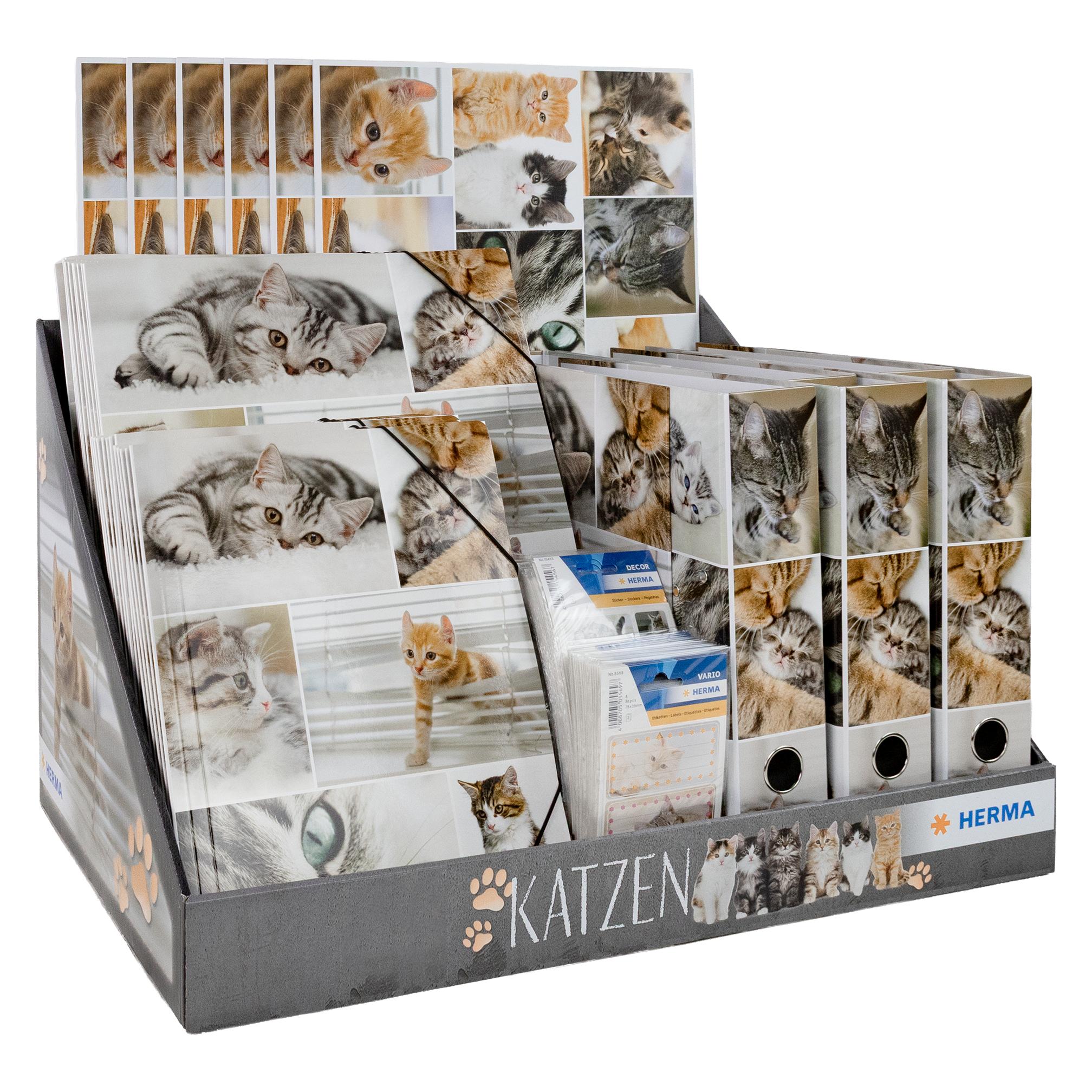 Herma Warenpaket Katzen sortiert (20170)