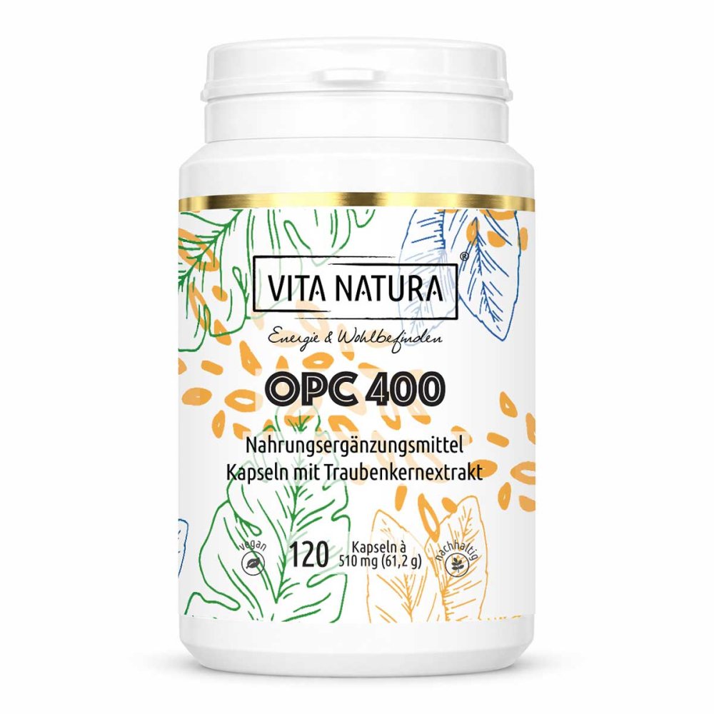 Vita Natura GmbH & Co. KG Opc Traubenkernextrakt 400 mg Vegi- Kapseln 16396508