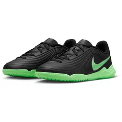 NIKE Jr. Tiempo Maestro Club IC Fußballschuhe Kinder 001 - black/illusion green-black 33