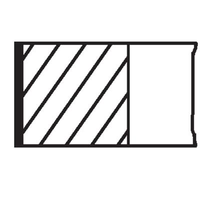 MAHLE Kolbenringsatz 013 RS 10118 0N2