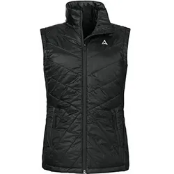 SCHÖFFEL Damen Weste Hybrid Vest Stams L, Größe 42 in Schwarz Schwarz