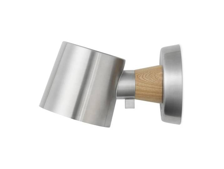 Normann Copenhagen Lampe murale Rise montage fixe Acier inoxydable