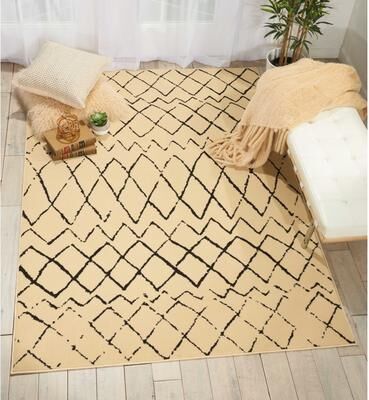 Nourison Grafix Moroccan Patterned Area Rug