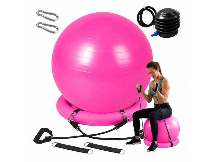 Relaxdays Kit ballon de gym