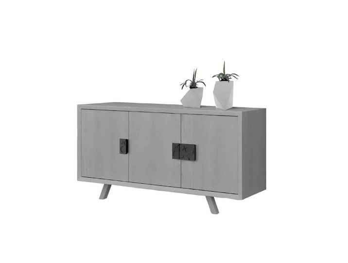 Xlmoebel Sideboard Graues Luxus-Sideboard mit elegantem Design und viel Stauraum (Sideboard, Sideboard), Hergestellt in Europa