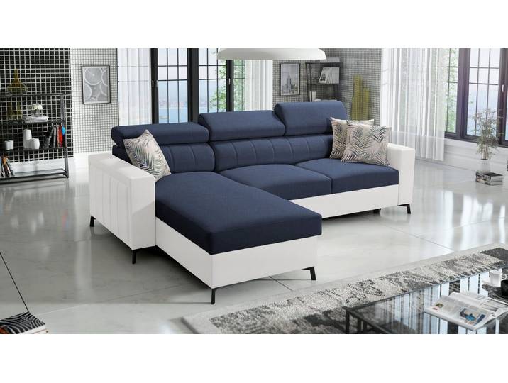 Best for Home Ecksofa mit Schlaffunktion und Bettkasten – modern & geräumig, Ecksofa mit Schlaffunktion, Schlaffunktion