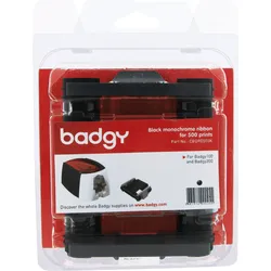 BADGY CBGR0500K - Farbbandkassette für Badgy 100 / 200, schwarz