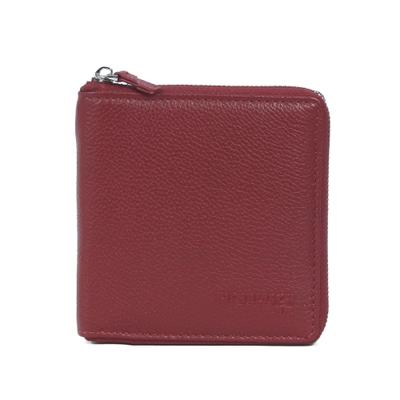 Geldbörse MARGELISCH "Bern 3", Damen, rot (karminrot), Rindsleder, Kleinlederwaren, LGW zertifiziertes Leder