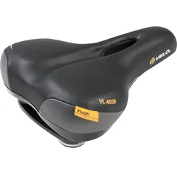 Velo Plush Komfortsattel Damen  schwarz /  grau/gelb