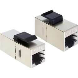 DELOCK 86210 - Keystone RJ45 Buchse > RJ45 Buchse Cat.6