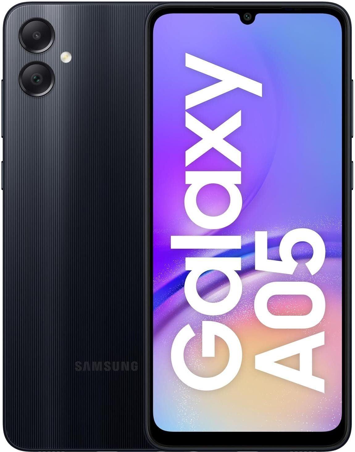 SAMSUNG Galaxy A05 4G 4GB RAM 64GB Storage Dual SIM Black Unlocked