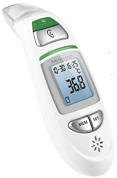 REACONDICIONADO Seminuevo Muy bueno Termómetro - Medisana TM 750 Digital, Con infrarrojos, 30 memorias
