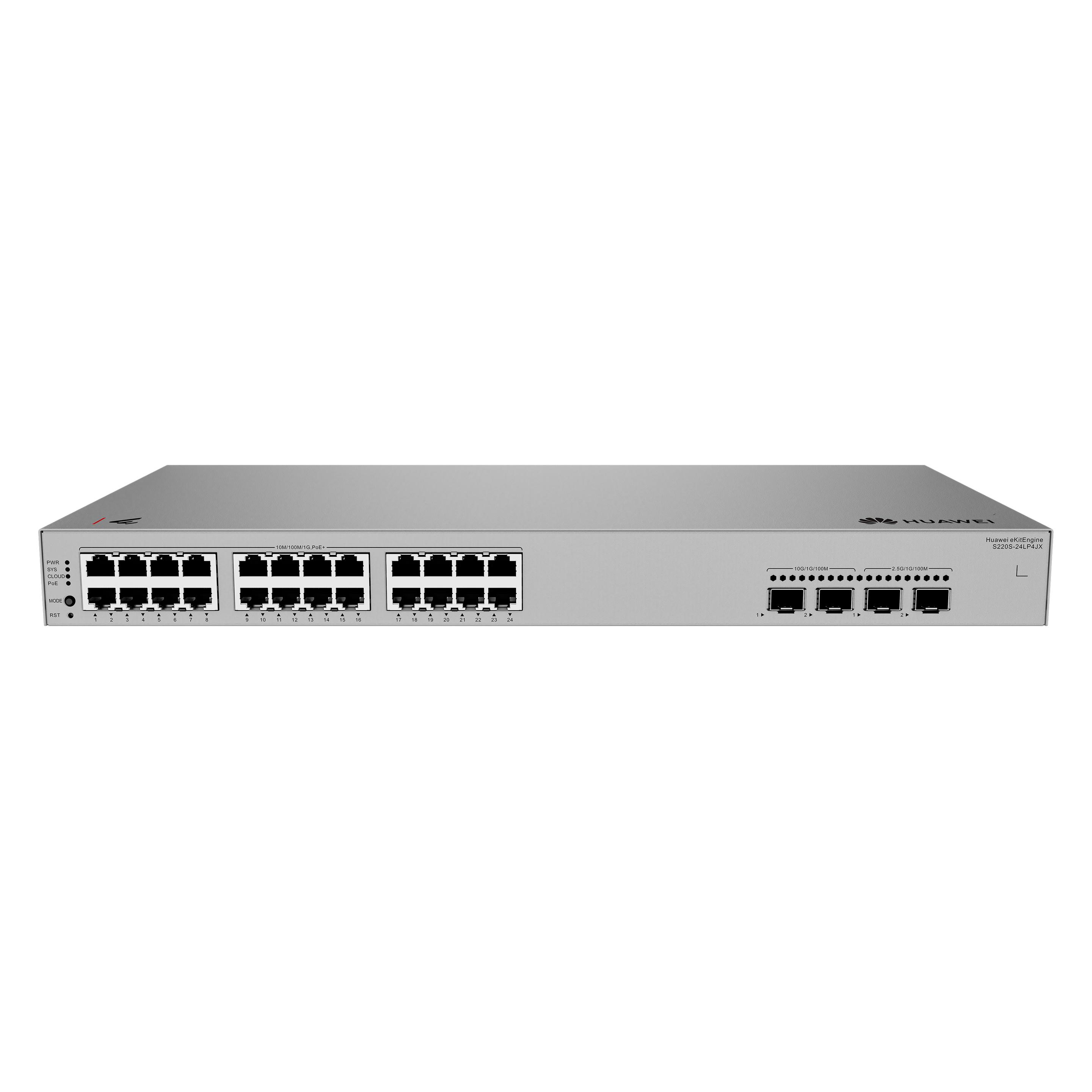 Huawei Data Communication S220S-24LP4JX S220S-24LP4JX S220S-24LP4JX 24x10/100/1000BASE-T ports 195 W (24 Ports) (98012519)