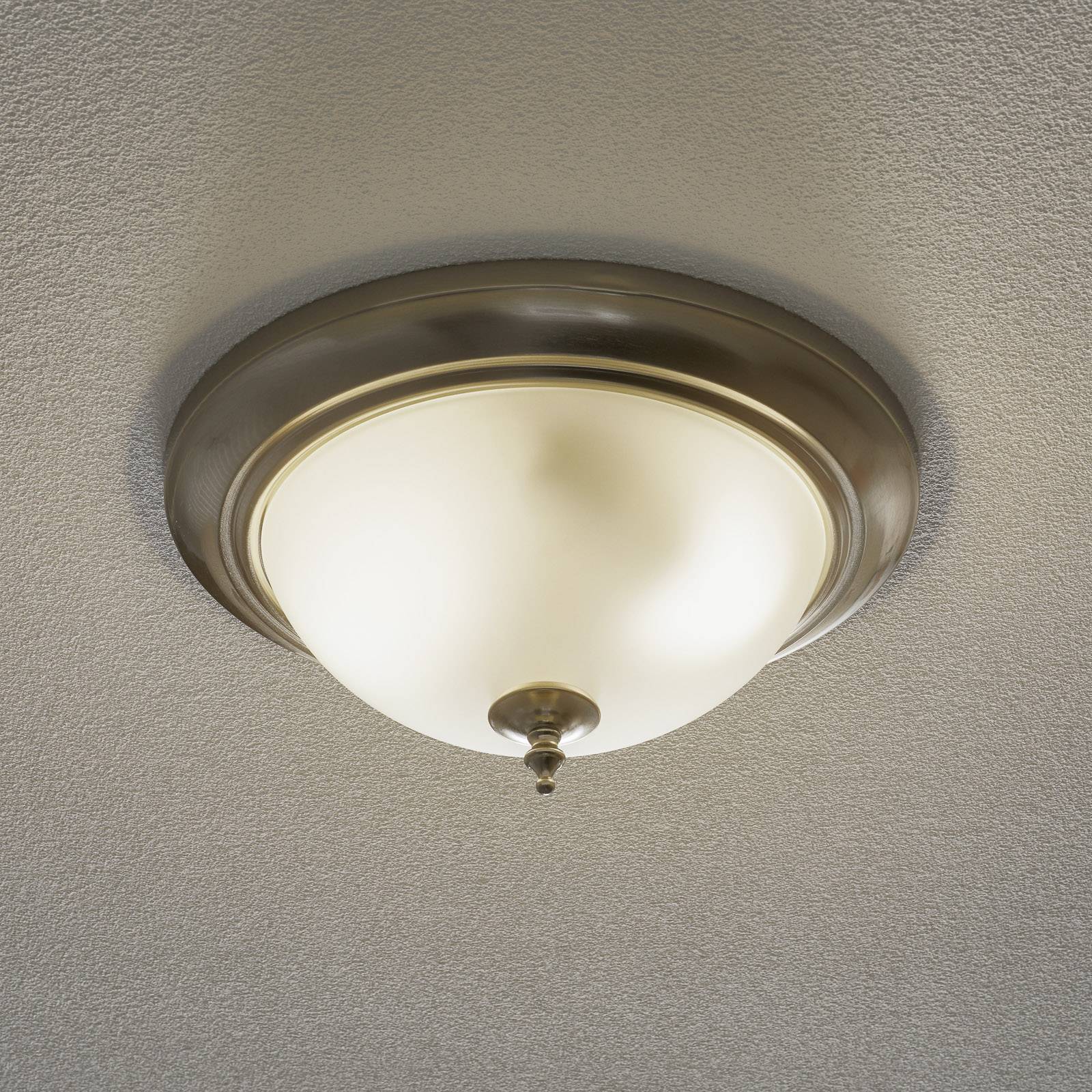 Westinghouse Ceiling Light Harwell, dimmable, Alu / grey / zinc, Living / Dining Room, metal, Antique, Ceiling Light