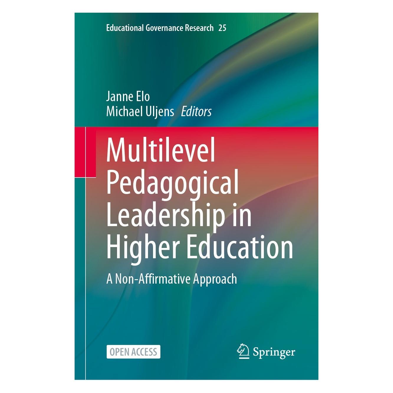 Springer Multilevel Pedagogical Leadership in Hi (Englisch, Hardcover, Janne Elo, Michael Uljens) (9783031551154)
