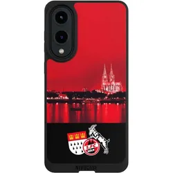 Nivocase Handyhülle für Samsung Galaxy S25 Edge Hülle NIVOpure Case Schwarz 1. FC Köln Offizielles (Samsung Galaxy S25 Edge), Smartphone Hülle, Schwarz