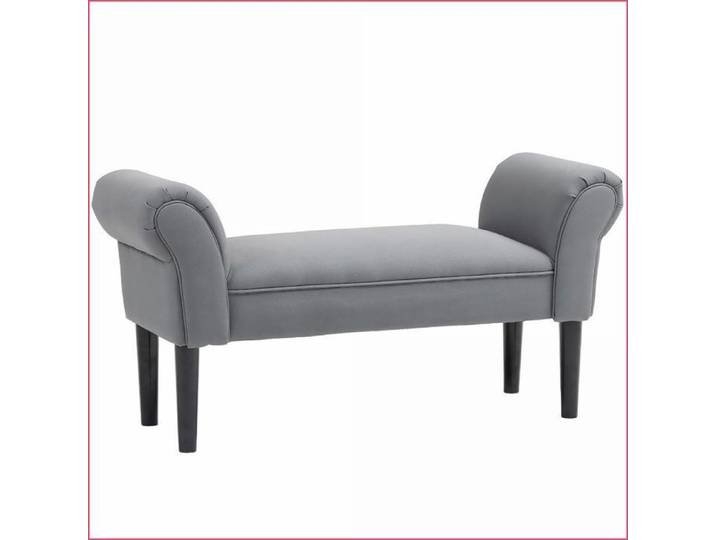 Banc & Tabouret - Banc Padded Polyvalent Compact - Gris Foncé