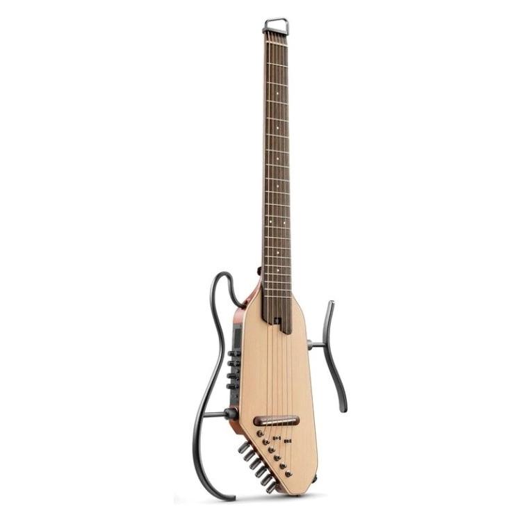 Donner Hush 1 Pro Guitar - Natural Spruce (E-Gitarre, Knochen, Mahagoni) (EC6866)
