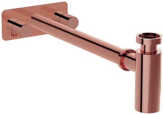Vitra Plural Design-Siphon-Set A4515926 Kupfer, mit Eckventilen links und rechts