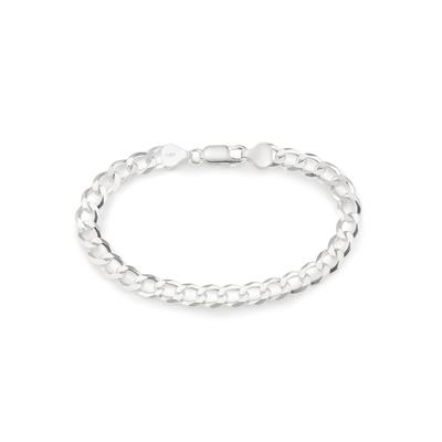 Armband BRUNO BANANI "Schmuck Geschenk Silber 925 Armschmuck Armkette Panzerkette" Gr. 21, silber (silberfarben), Armbänder, Herren, 21, Silber 925 (Sterlingsilber), Armband
