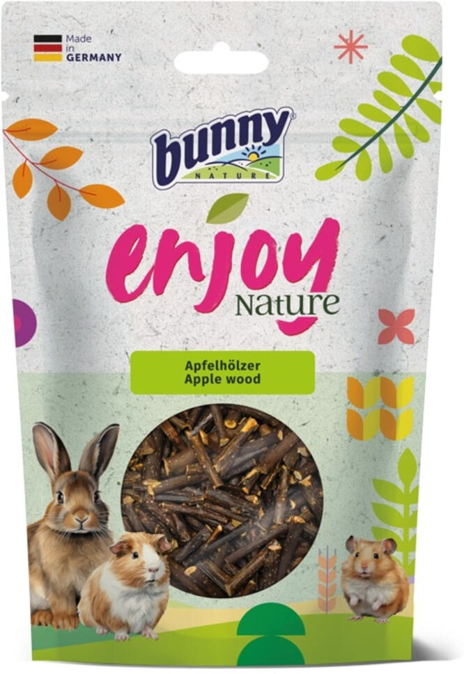 Bunny Snack per Roditori Nature Enjoy Nature Legno di Melo 100G