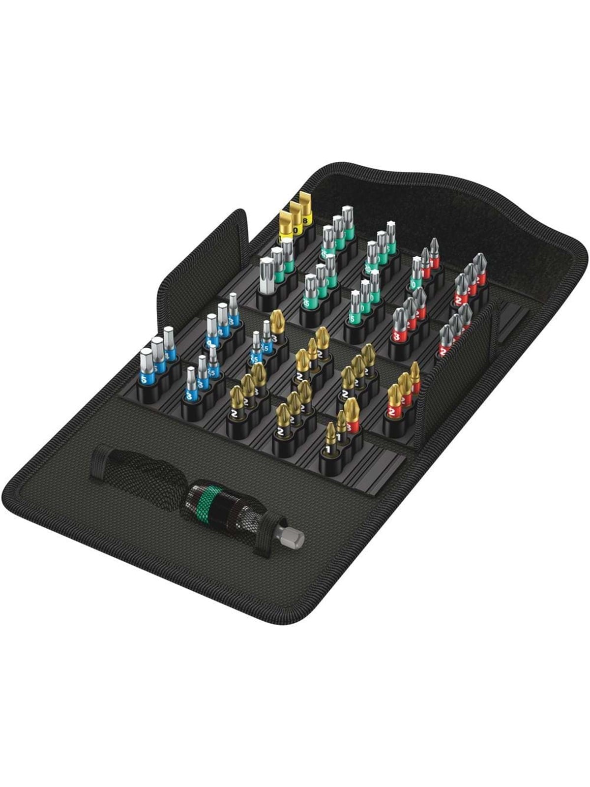 Wera Bit-Sortiment, Bit-Safe 61 BiTorsion 1, 61-teilig