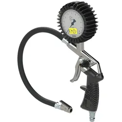 Riegler, Druckluftaufsatz, Stand.-Handreifenfüllmesser MS, Mano Durchmesser 63 mm, geeicht, 0-10 bar
