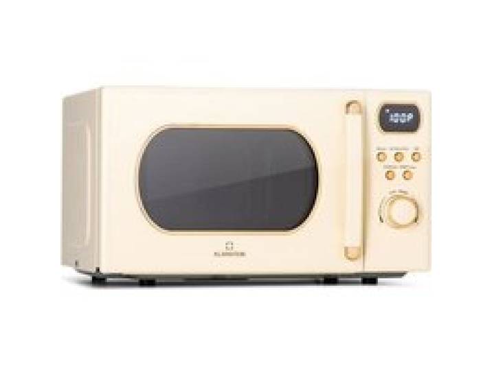 Micro-ondes avec grill - Klarstein Julieta 20L - 700 - 800 W - 8 programmes - Crème