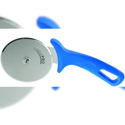 GI.METAL GIMETAL Abnehmbares Pizzarad, Klinge aus rostfreiem Stahl nachgeschliffen. ø 100 mm geformter Griff hellblau