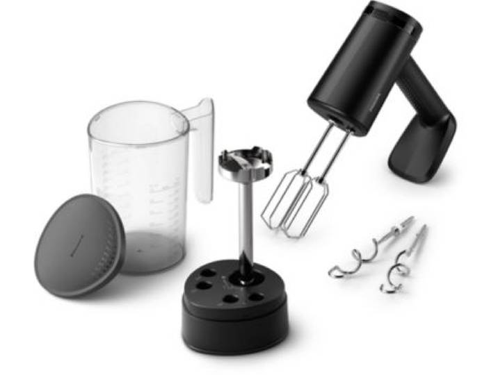 Philips - Batteur Hr3781/10 Batteur Électrique Série 5000 2-En-1 Noir, Écran Led, 500w