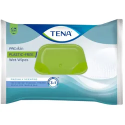 Tena Plastic-Free Wet Wipes 48 ST