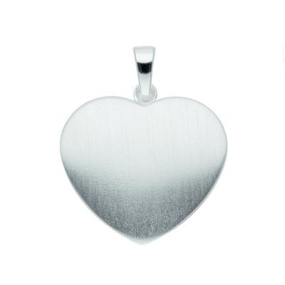 Kettenanhänger ADELIA´S "Gravurplatte 925 Silber", silber, Schmuckanhänger, Damen, Silber 925 (Sterlingsilber), Kettenanhänger, Silberanhänger