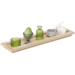 Boltze Tablett Paques Osterdeko, 42 x 11 x 10 cm
