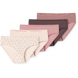 5 Schiesser Mädchen-Slips - Mädchen - Gr. 116 - rosa