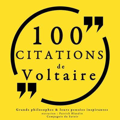 100 citations de Voltaire - Voltaire, Audio, 9782821105522