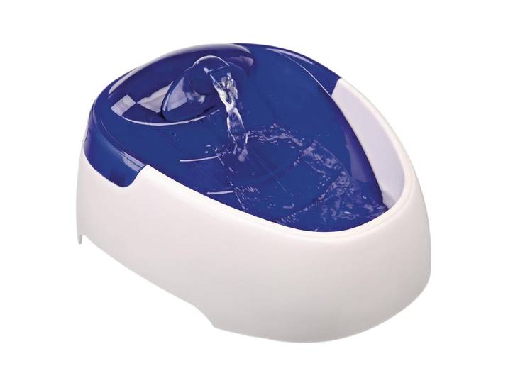 Wasserspender TRIXIE Duo Stream , blau, Kunststoff, Haustiertränken, Wasserspender