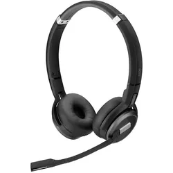 EPOS IMPACT SDW 5065 EU/UK/AUS Stereo USB DECT-GAP Headset für Tischtelefon und PC (Kabellos, USB-A, Skype), Office Headset, Schwarz