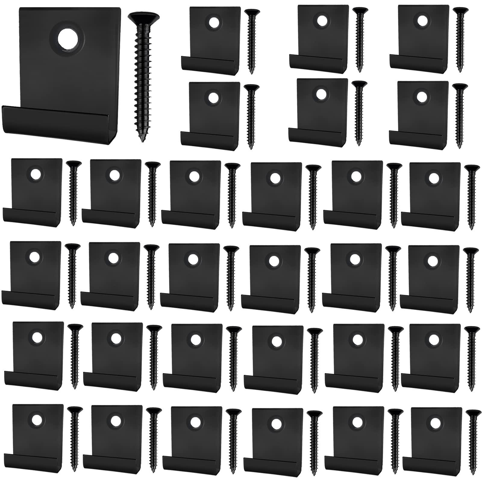 30 stuks Merkloze Composite Terrasclips met Zelftappende Schroef RVS