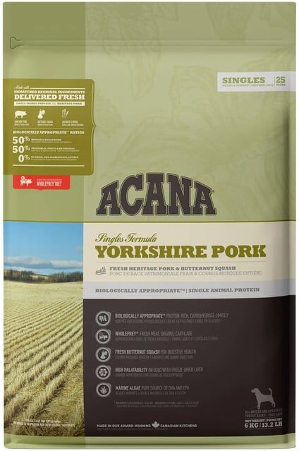 Acana Ração Para Cães Yorkshire Porco 6 Kg