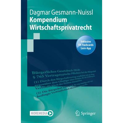 Kompendium Wirtschaftsprivatrecht, Set von Dagmar Gesmann-Nuissl, Springer Berlin, 978-3-662-62871-3