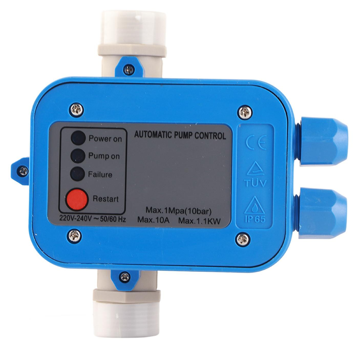Gistuch Automatische drukregelaar voor waterpompen - Elektronische besturingseenheid en schakelaar