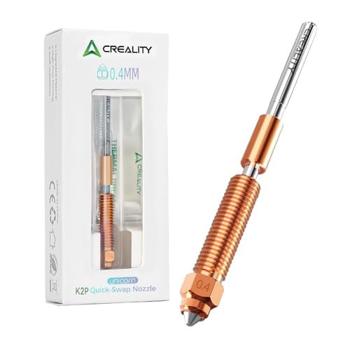 Creality Unicorn Quick Swap Spuitmond met Titanium Legering Heatbreak voor K2 en K2 Plus, 0,4 mm