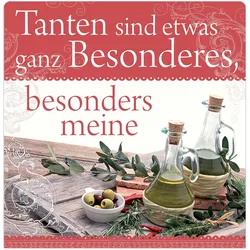 H&H Romantisches Geschirrtuch "Tanten sind etwas ganz Besonderes, besonders mein...