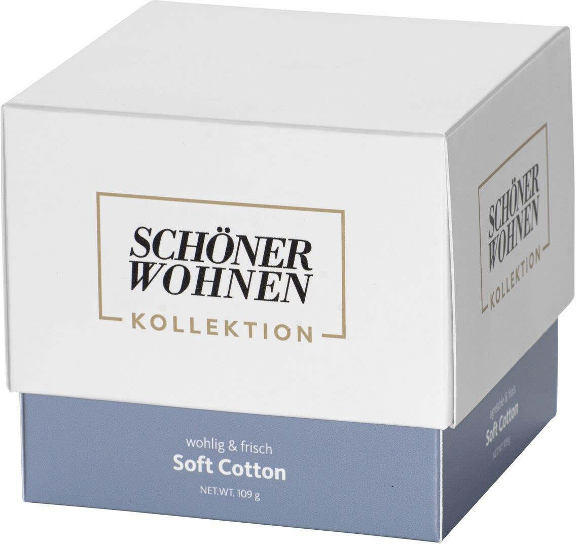 SCHÖNER WOHNEN-Kollektion Duftkerze Mod. Soft Cotton S, Accessoires, 26228197, blau - blau