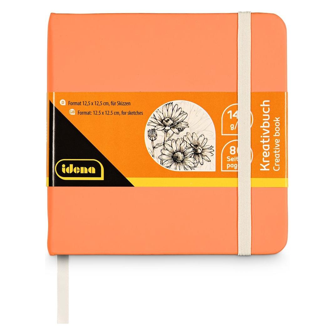 Idena Kreativbuch für Skizzen 80 Seiten 140g/m² 12,5 x 12,5cm (72023583)